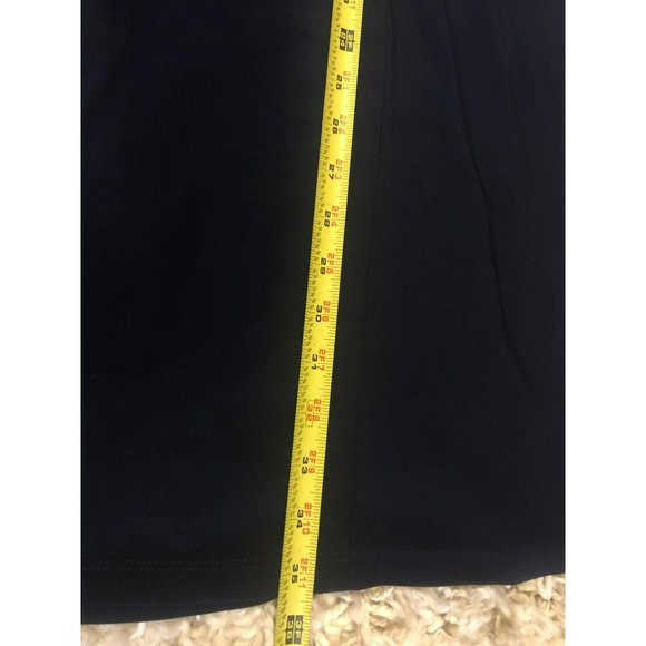 CB Elegant 2 Piece Sleeveless Shift Dress w/Sheer Jacket Sz 8 Navy, Wedding, MOB - Picture 10 of 10